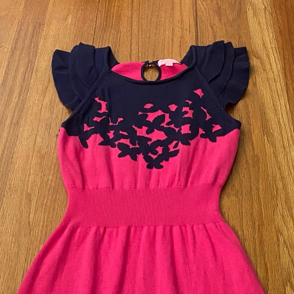 Lilly Pulitzer Knit Butterfly Dress - Picture 4 of 7
